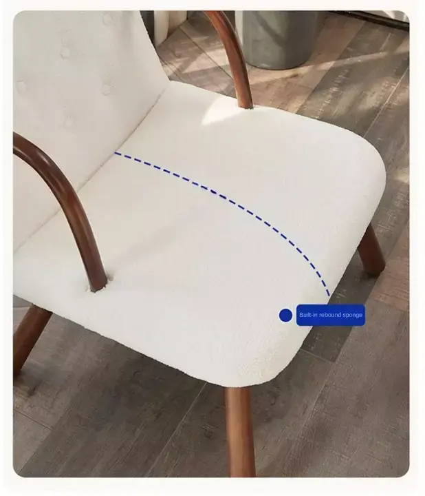 كرسي مفرد مودرن مع مسند للقدم