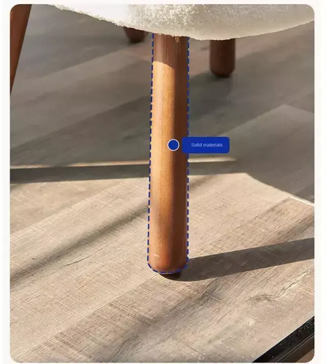 كرسي مفرد مودرن مع مسند للقدم