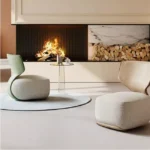 كرسي مفرد منخفض لاكثر راحة