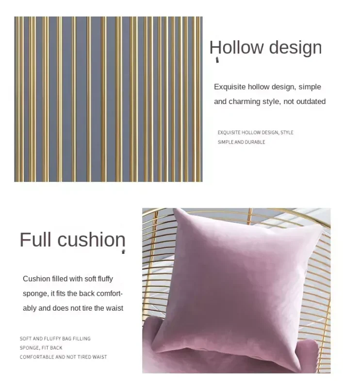 كرسي مفرد معدن بتصميم أنيق