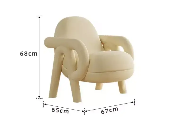 كرسي مفرد مودرن بتصميم انيق