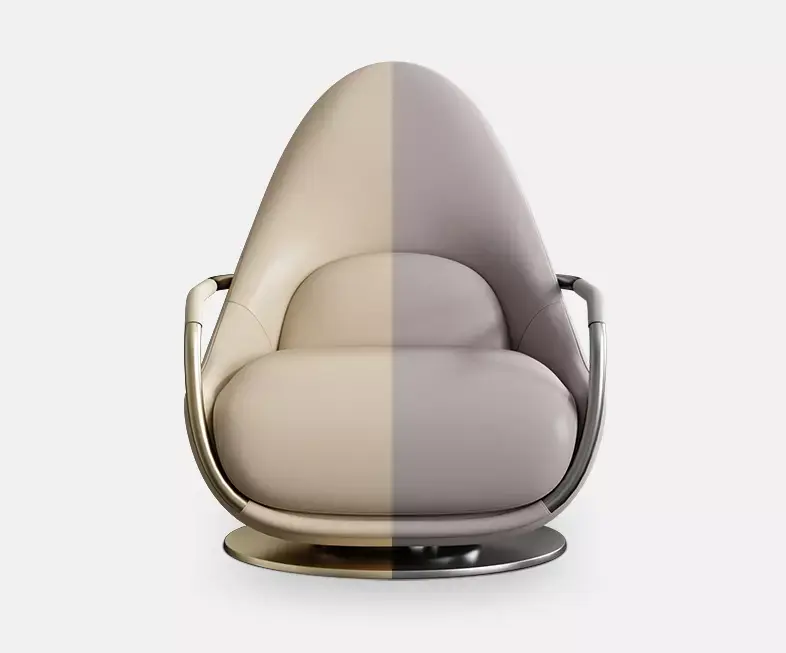 كرسي مودرن بتصميم انيق لغرفة المعيشة