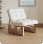 كرسي مفرد خشب لغرفة المعيشة