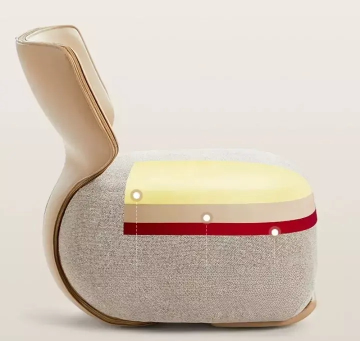 كرسي مفرد منخفض لاكثر راحة