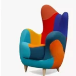 كرسي مودرن بذراعين من تصميم ايطالي