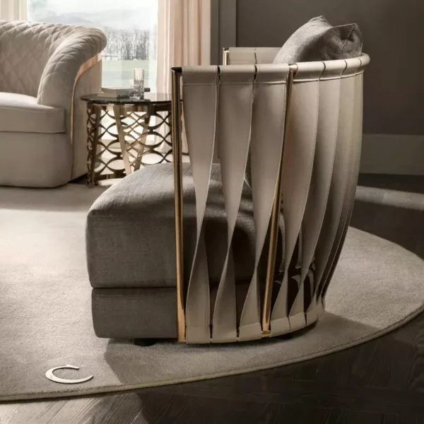 كرسي مفرد مودرن فاخر لغرفة المعيشة 