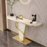 طاولة كونسول رخام بتصميم أنيق