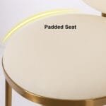 ⁦كرسي بار مودرن بظهر منخفض⁩ - الصورة ⁦10⁩