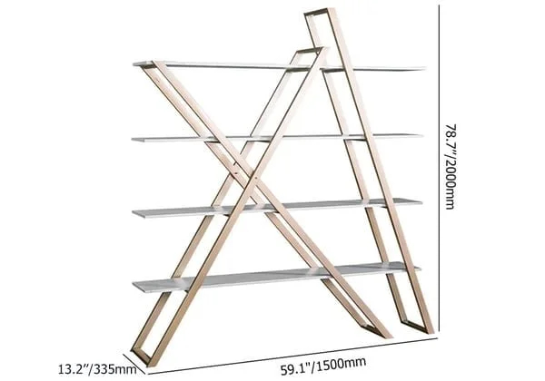 ارفف تخزين كتب خشبي