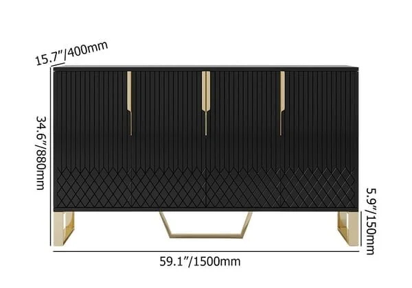 طاولة بوفيه جانبية عصرية