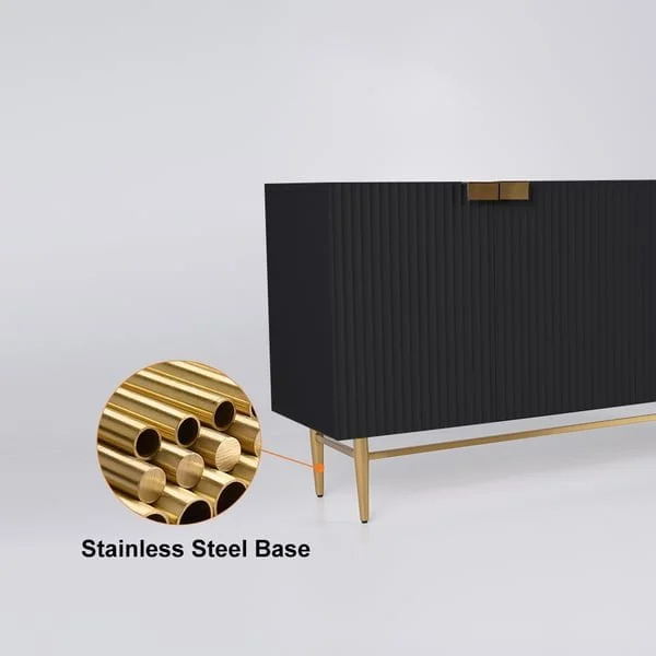 طاولة بوفيه خشب بتصميم انيق