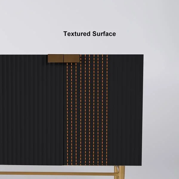 طاولة بوفيه خشب بتصميم انيق