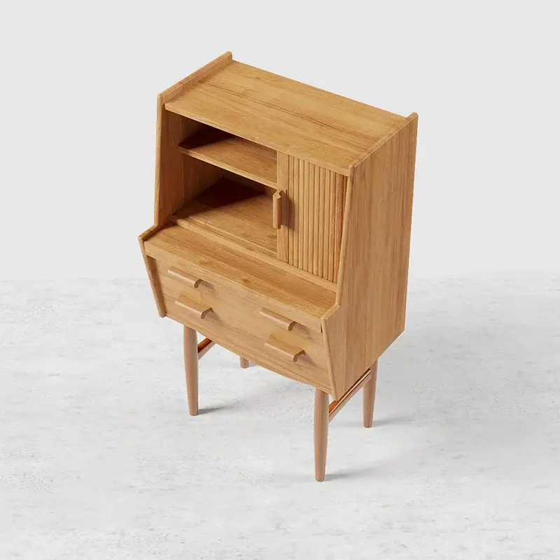 تسريحة غرفة نوم بتصميم عصري مع وحدة تخزين