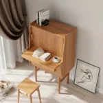 تسريحة غرفة نوم بتصميم عصري مع وحدة تخزين