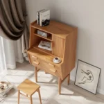 تسريحة غرفة نوم بتصميم عصري مع وحدة تخزين