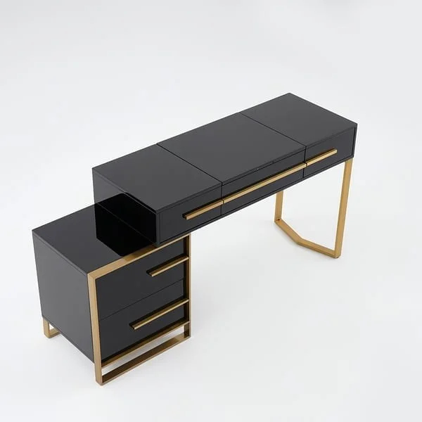 طاولة تسريحة غرفة نوم بتصميم انيق