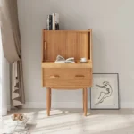 تسريحة غرفة نوم بتصميم عصري مع وحدة تخزين