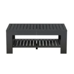 طقم كنب جلسات خارجية زاوية مع طاولة قهوة