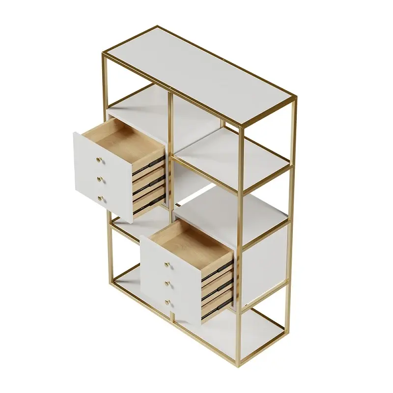 خزانة ارفف هندسية للتخزين