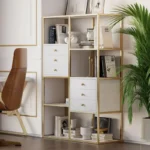 خزانة ارفف هندسية للتخزين