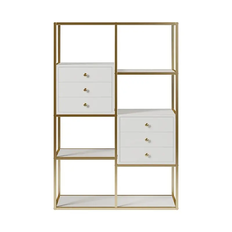 خزانة ارفف هندسية للتخزين