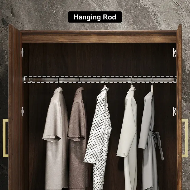 خزانة ملابس  مع أدراج بتصميم عصري