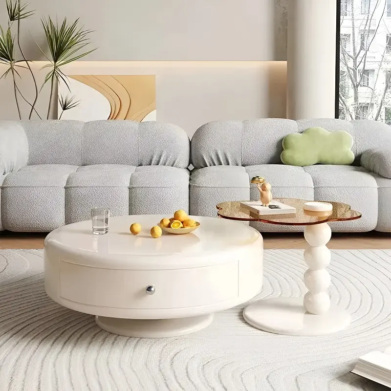 طاولات قهوة دائرية متداخلة بتصميم انيق