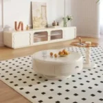 طاولات قهوة دائرية متداخلة بتصميم انيق