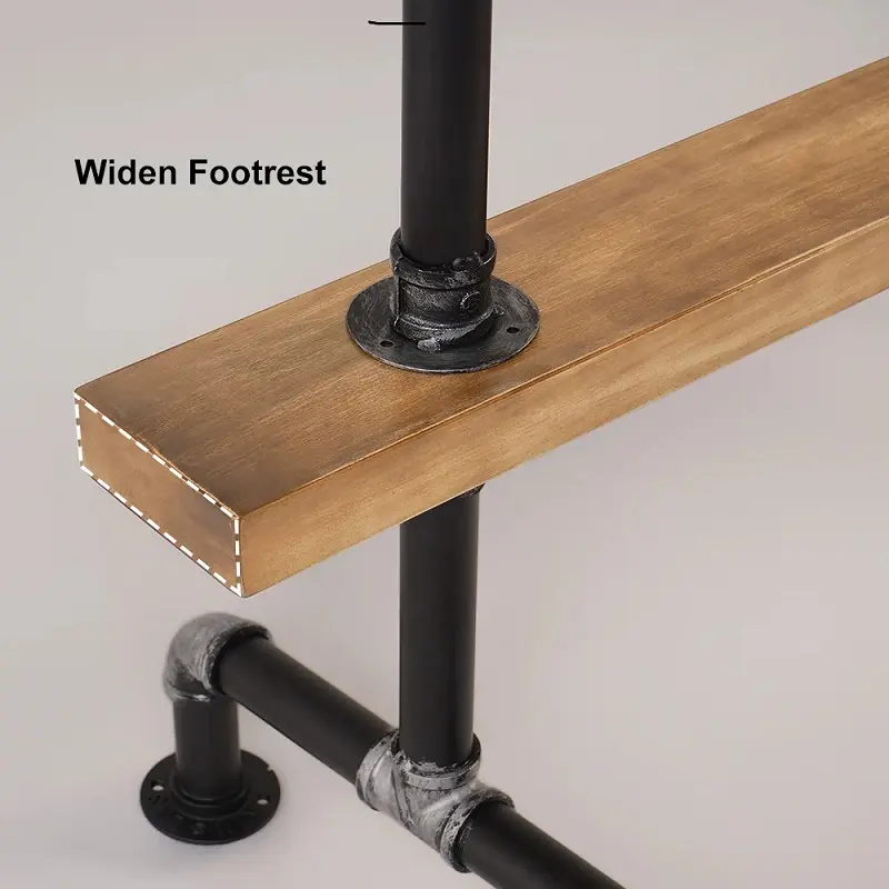 طقم طاولة بار خشبي