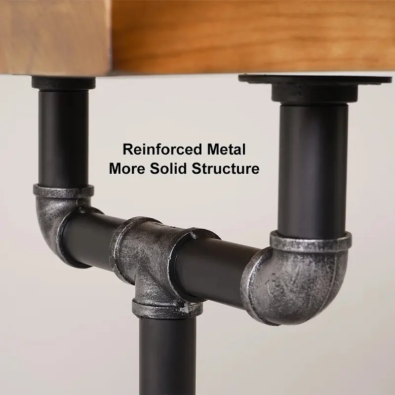 طقم طاولة بار خشبي