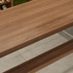 طقم طاولة بار خشبي