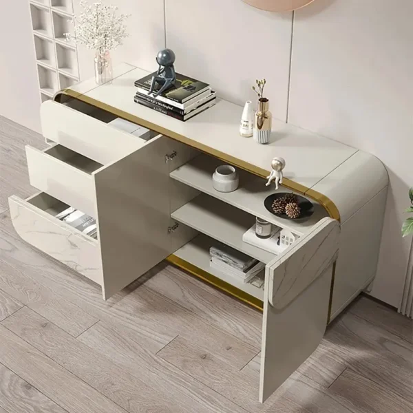 طاولة بوفيه بتصميم عصري فاخر حديث