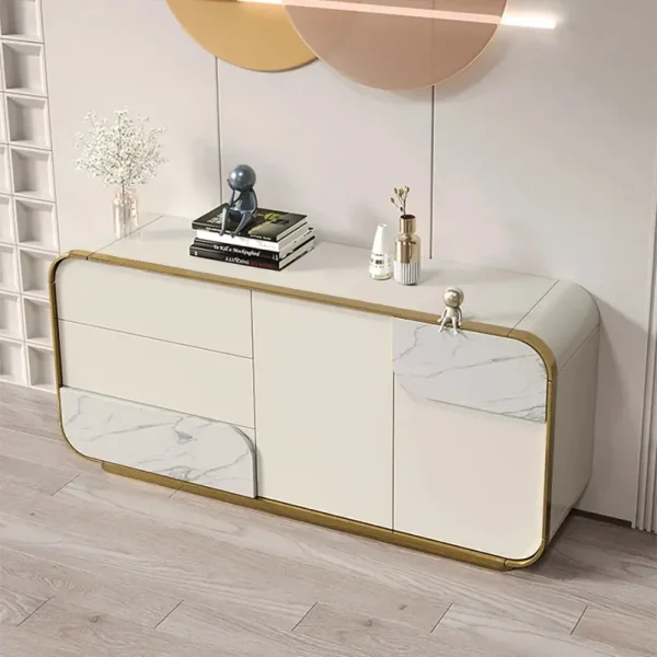 طاولة بوفيه بتصميم عصري فاخر حديث