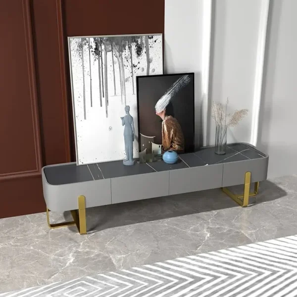 طاولة تلفاز مودرن بتصميم بسيط