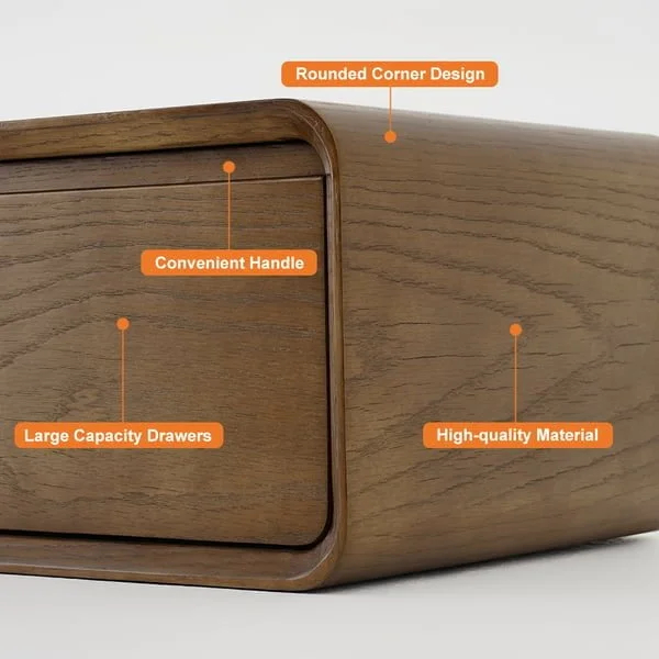 طاولة تلفاز خشب معلقة على الحائط