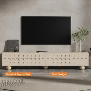 طاولة تلفاز خشبي أنيقة