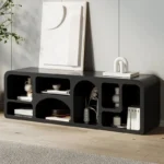 ⁦طاولة تلفاز وخزانة كتب متعددة الاستخدامات⁩ - الصورة ⁦2⁩