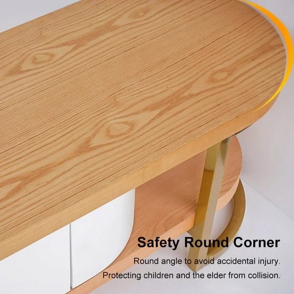 طاولة تلفاز قابلة للتمدد بتصميم عصري