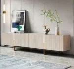 طاولة تلفاز مع سطح من الرخام