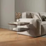 طاولة جانبية من الأكريليك لغرفة المعيشة