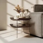 طاولة جانبية من الأكريليك لغرفة المعيشة