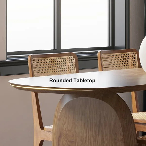 طاولة طعام خشب من تصميم اسكندافي