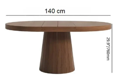 طاولة طعام قابلة للتمديد