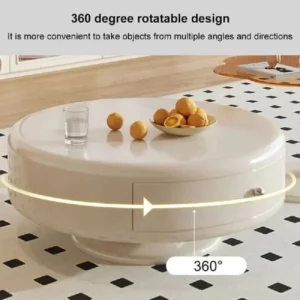 طاولات قهوة دائرية متداخلة بتصميم انيق