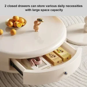 طاولات قهوة دائرية متداخلة بتصميم انيق