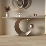 طاولة كونسول مودرن مع سطح من الرخام الفاخر