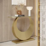 طاولة كونسول بقاعدة على شكل هلال - Image 2