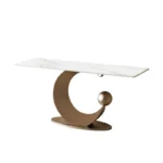 طاولة كونسول مودرن مع سطح من الرخام الفاخر