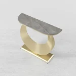 طاولة كونسول بقاعدة على شكل هلال