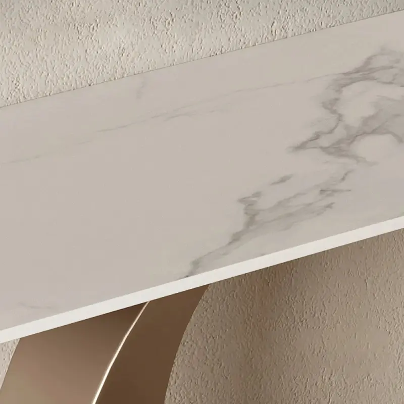 طاولة كونسول مودرن مع سطح من الرخام الفاخر
